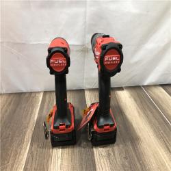 AS-IS Milwaukee FUEL 18V Lithium-Ion Brushless Cordless Hammer Drill and Impact Driver Combo Kit