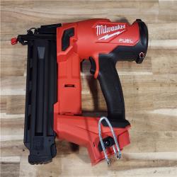 HOUSTON LOCATION - AS-IS Milwaukee  FUEL 18-Volt Lithium-Ion Brushless Cordless Gen II 18-Gauge Brad Nailer (Tool-Only)