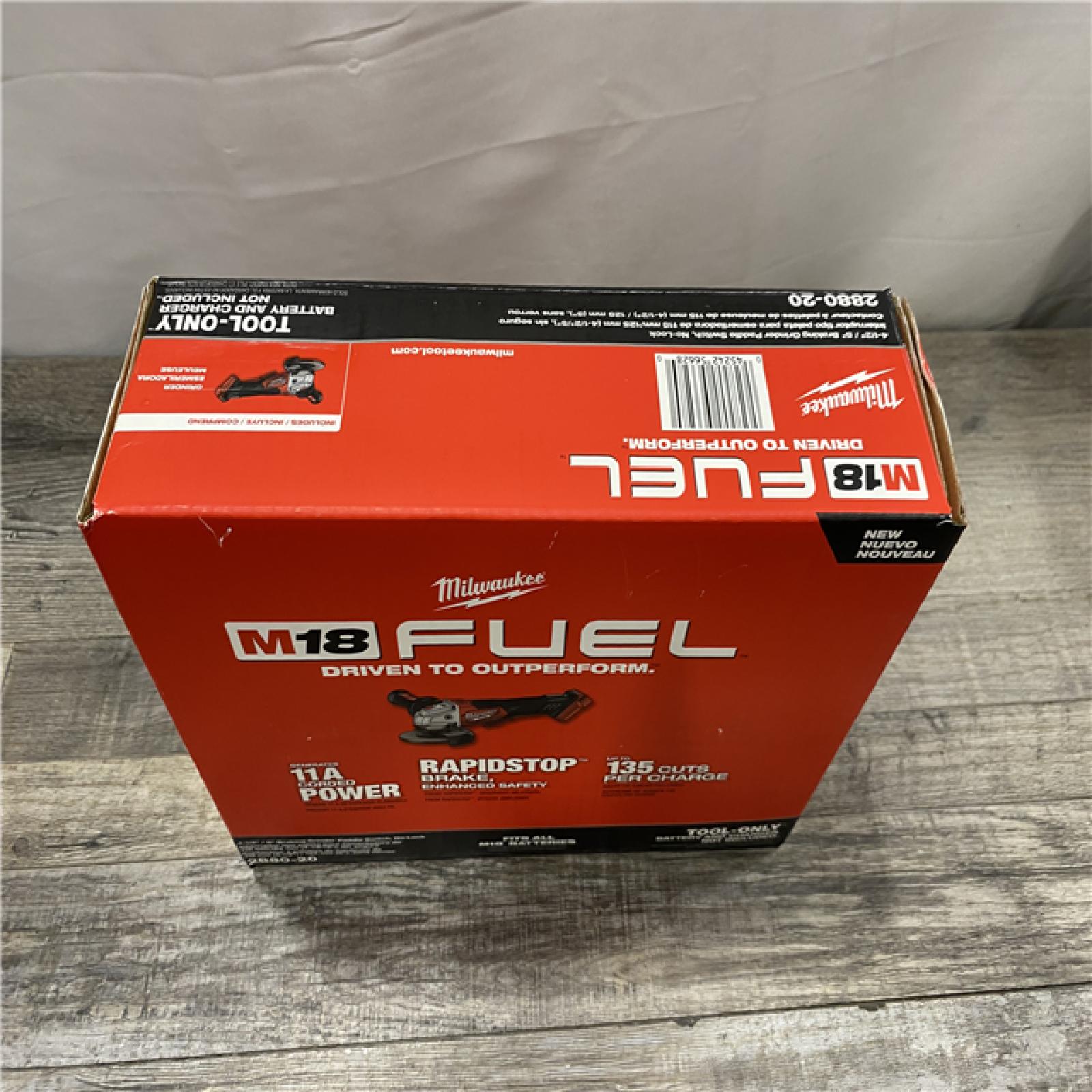 NEW - Milwaukee FUEL 18V Lithium-Ion Brushless Cordless 4-1/2 in./5 in. Grinder w/Paddle Switch (Tool-Only)