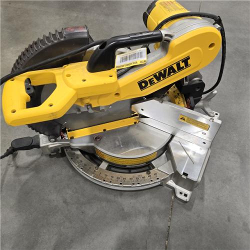 AS-IS DeWalt 15 Amp Corded 12 in. Compound Double Bevel Miter Saw