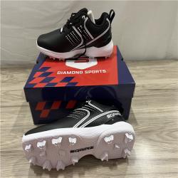 SQAIRZ Baseball Cleats - Black - SZ 9.5