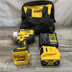 AS-IS DEWALT 20V MAX Lithium-Ion Cordless 1/2 in. Impact Wrench Kit