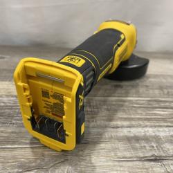 AS-IS DEWALT 20V MAX XR Cordless Brushless 4.5 in. Slide Switch Small Angle Grinder with Kickback Brake (Tool Only)