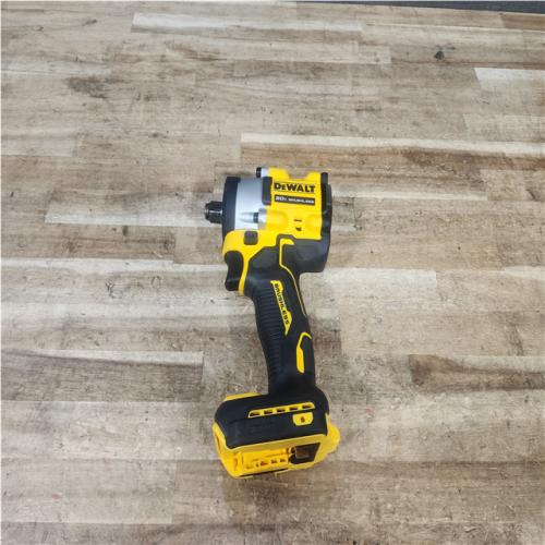 Houston Location AS-IS DEWALT ATOMIC 20V MAX Cordless Brushless 1/2 in. Variable Speed Impact Wrench (Tool Only)