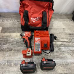 AS-IS Milwaukee 18V Lithium-Ion Brushless Cordless 1/4 in. Impact Driver Kit
