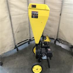California LIKE-NEW Champion Power Equipment 3 in. Dia 224 Cc 2-in-1 Upright Gas Powered Wood Chipper Shredder