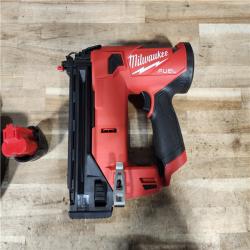 HOUSTON LOCATION - AS - IS Milwaukee FUEL 12-Volt Lithium-Ion Brushless Cordless 18-Gauge 1-1/2 in. Compact Brad Nailer W/ battery & charger