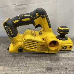 AS-IS DEWALT 20V MAX XR Cordless Brushless 3-1/4 in. Planer (Tool Only)
