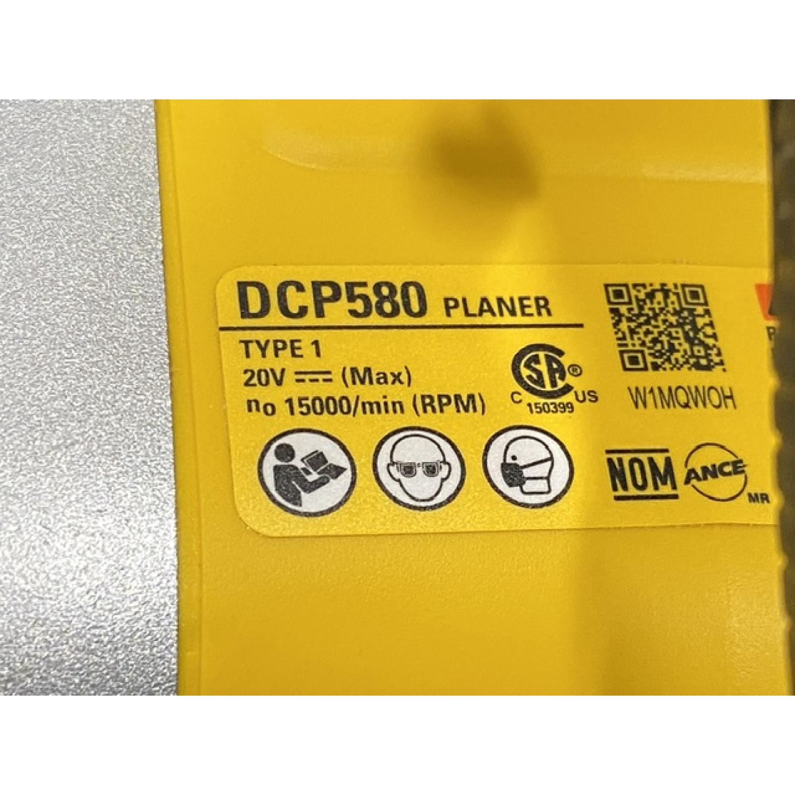 AS-IS DEWALT 20V MAX XR Cordless Brushless 3-1/4 in. Planer (Tool Only)