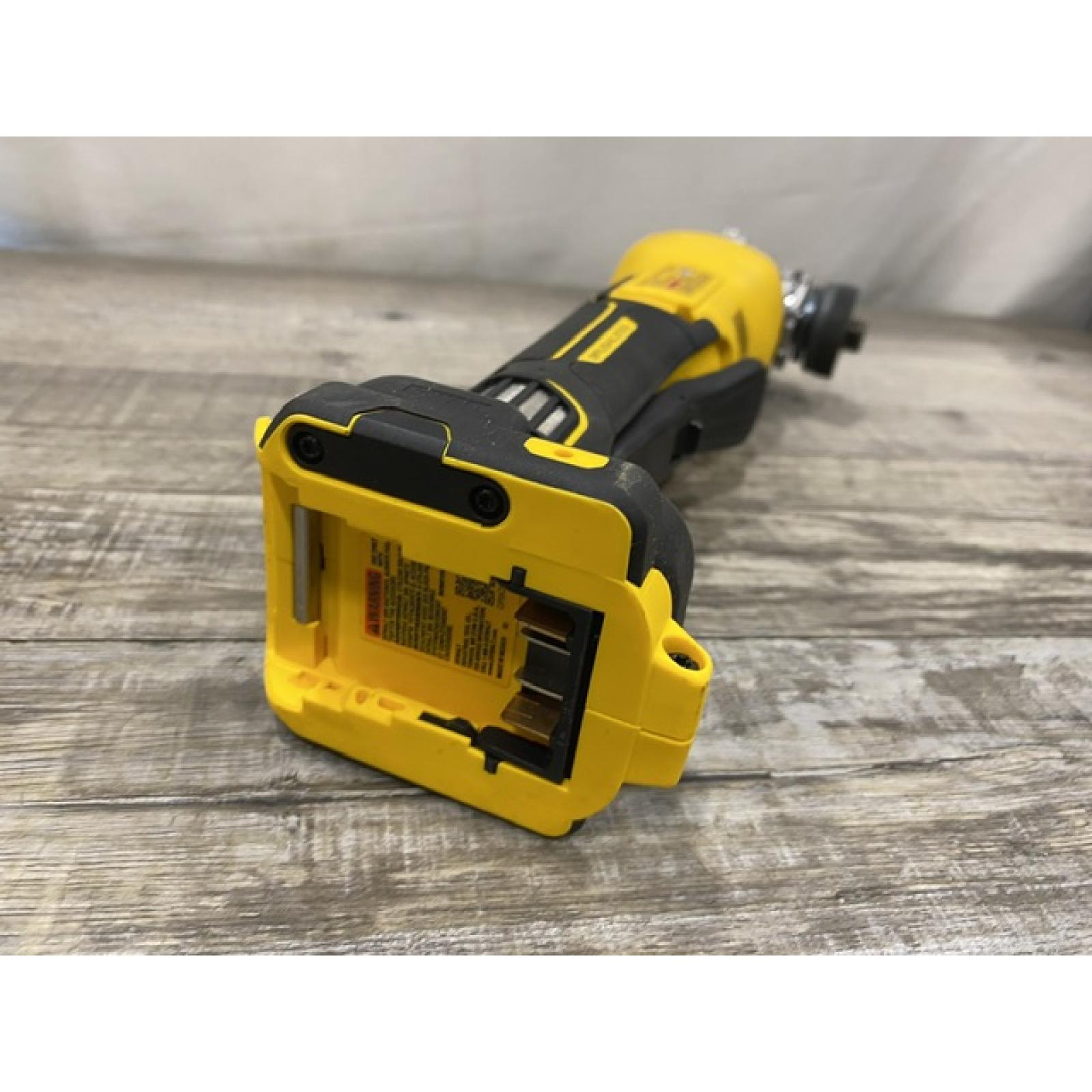 AS-IS DEWALT 20V XR Cordless 4-1/2. in. to 5 in. Variable Speed Angle Grinder (Tool Only)