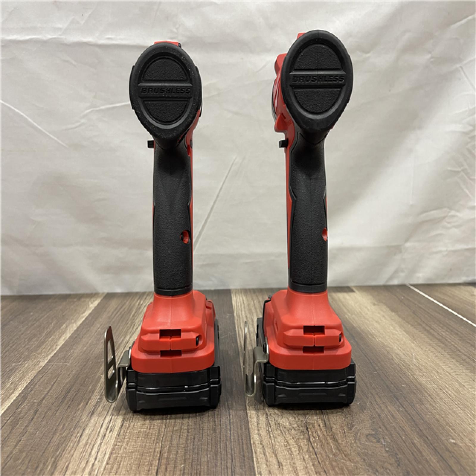 AS-IS Milwaukee M18 18V Lithium-Ion Brushless Cordless Compact Drill/Impact Combo Kit