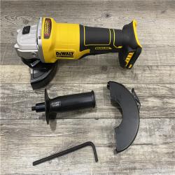 AS-IS DEWALT 20V MAX Cordless Brushless 4-1/2 in. Angle Grinder with Paddle Switch (Tool Only)