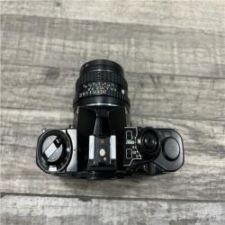 AS-IS Pentax ME Super Black – 50mm F2 Lens