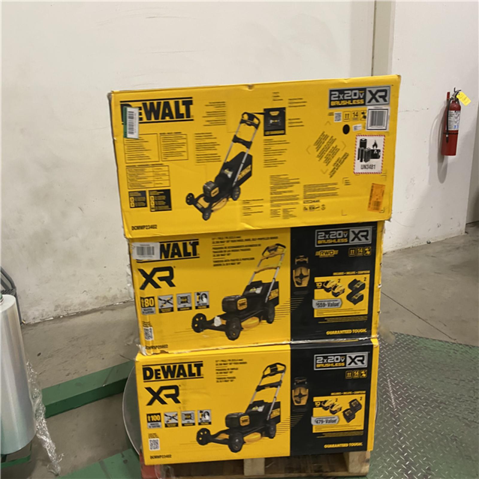 Dallas Location - As-Is DEWALT Lawn Mower Pallet(Lot Of 6)