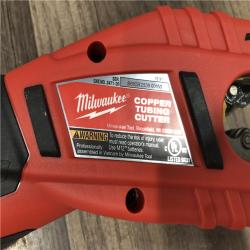 AS-IS Milwaukee 12V Lithium-Ion Cordless Copper Tubing Cutter (Tool-Only)