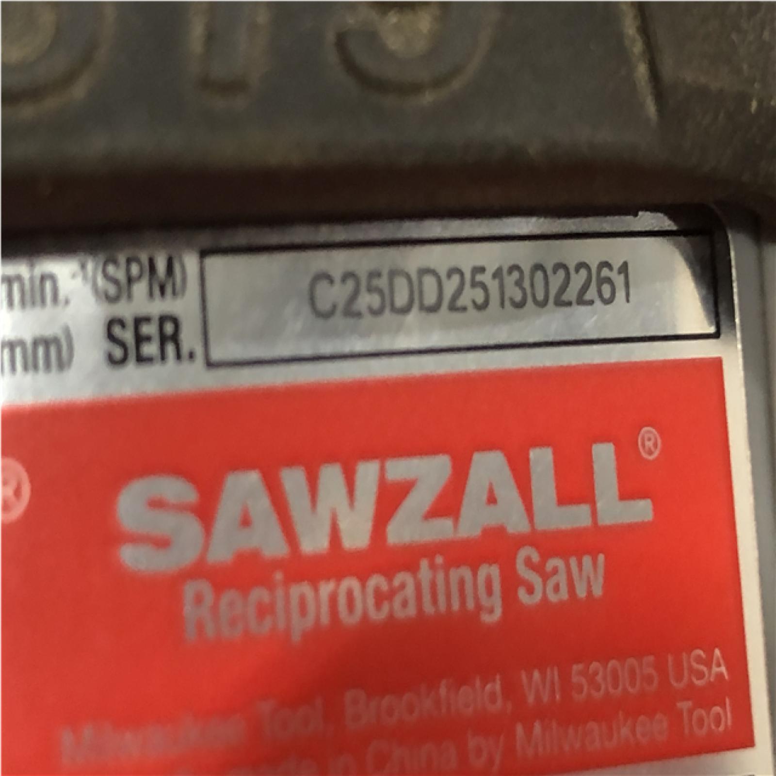 AS-IS 12 Amp Sawzall Reciprocating Saw with Case