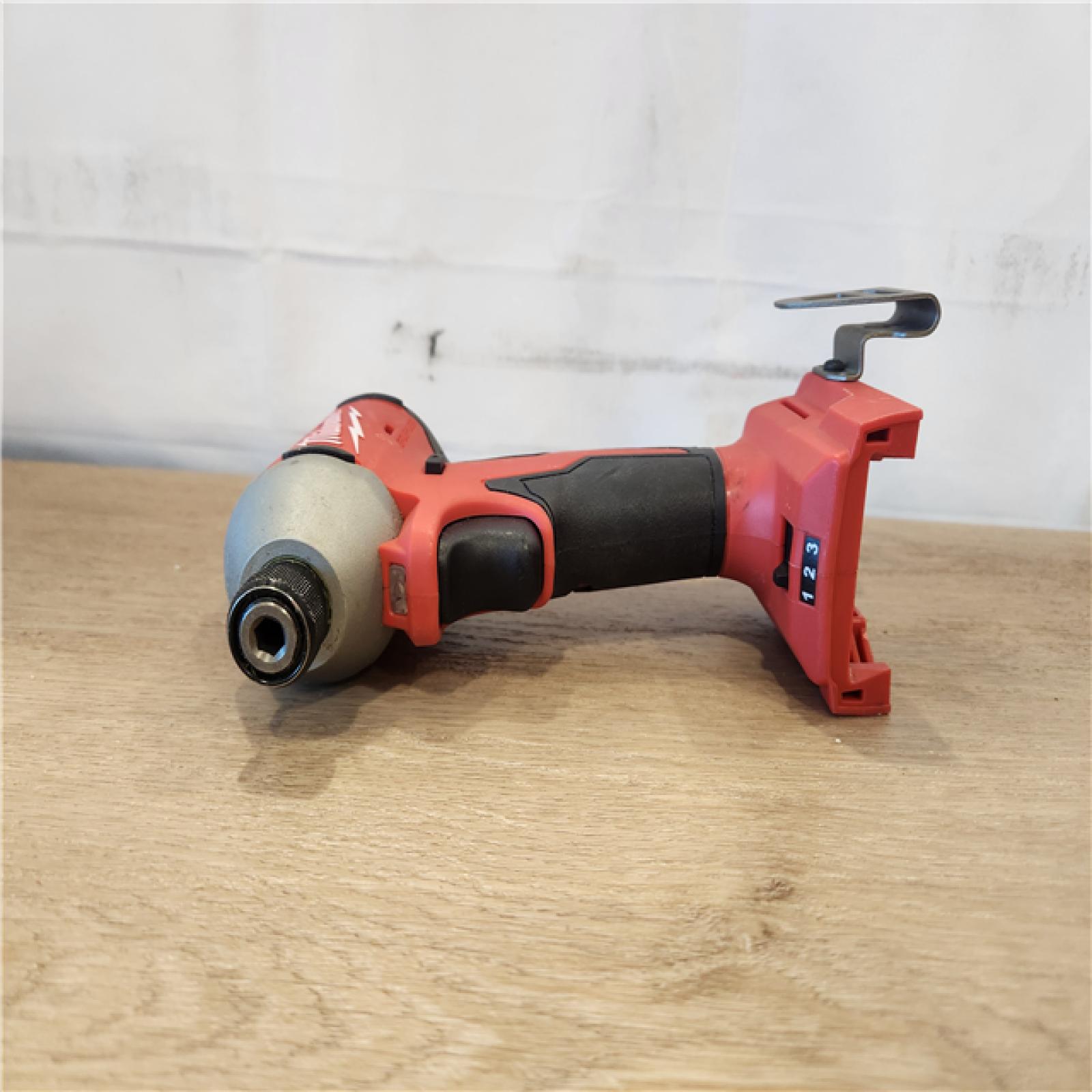 AS-IS- Milwaukee 18V Lithium-Ion Compact Brushless Cordless 1/4 in. Impact Driver (Tool-Only)