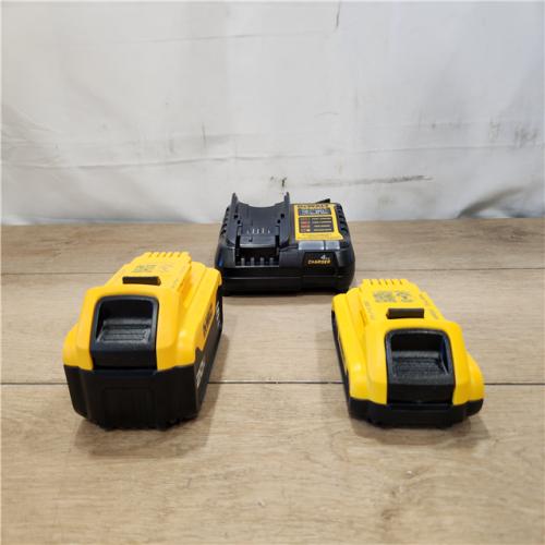 AS-IS- DEWALT 20V MAX Lithium-Ion Battery Kit with 5.0Ah and 2.0Ah Battery and Charger