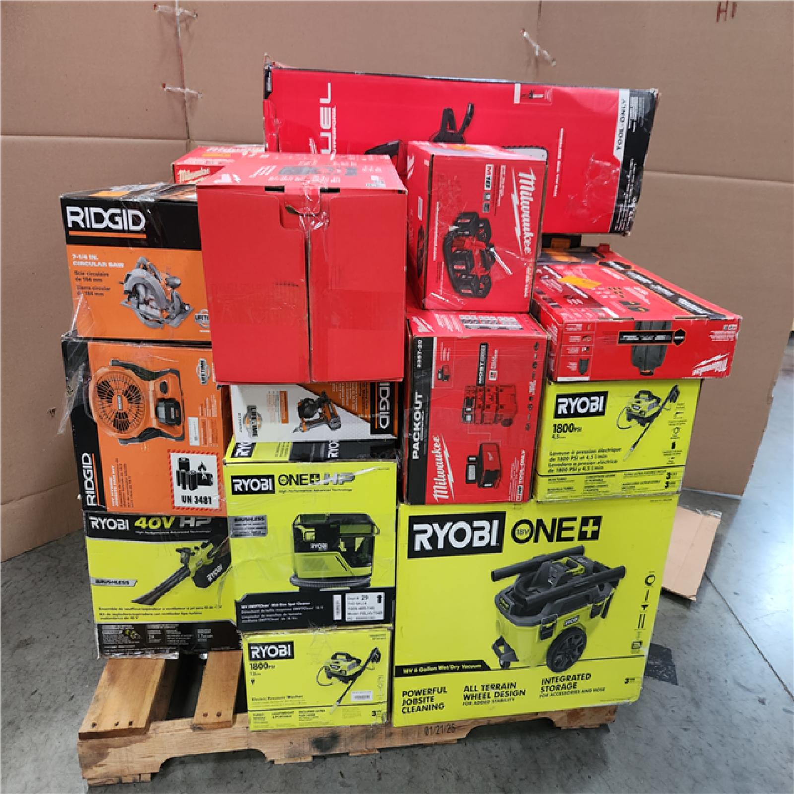 CALIFORNIA AS-IS TOOL PALLET