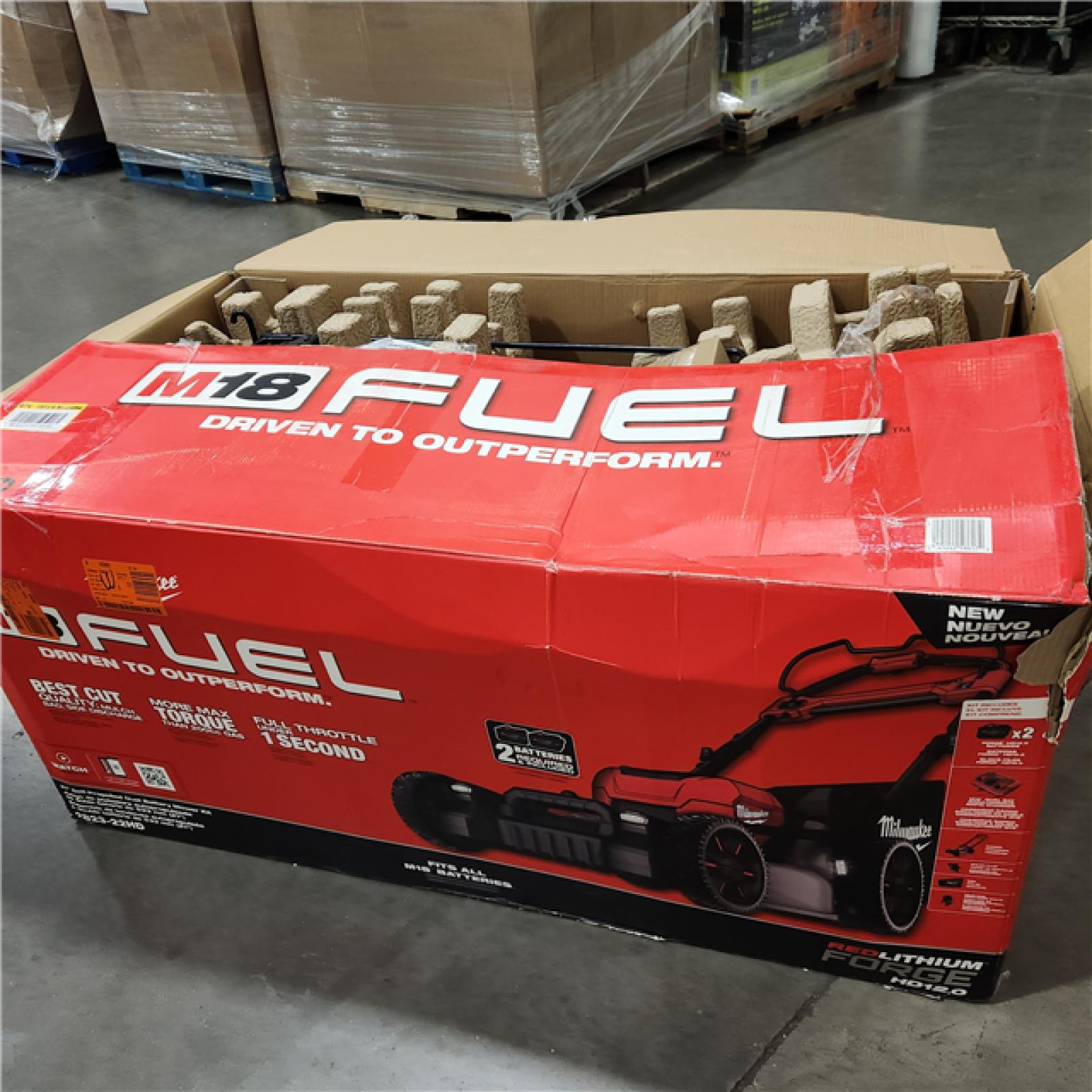 As-Is- M18 FUEL Brushless Cordless 21 in. Walk Behind Dual Battery Self-Propelled Mower W/(2) 12.0Ah Battery and Rapid Charger