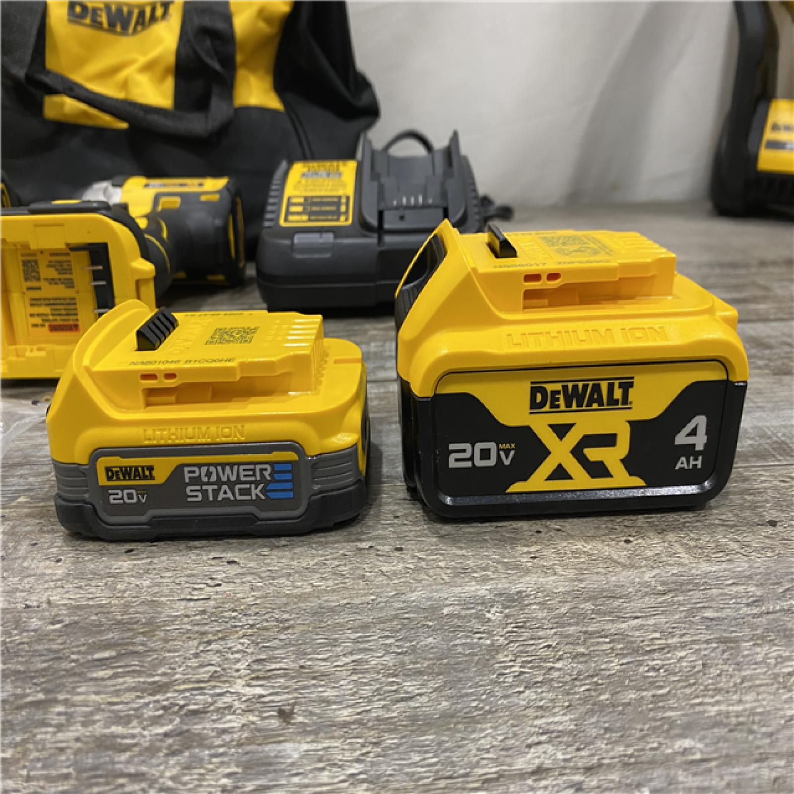 AS-IS DEWALT 20V MAX XR Lithium-Ion Cordless 2-Tool Combo Kit