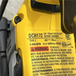 AS-IS DEWALT ATOMIC 20V MAX Cordless Brushless Ultra-Compact 5/8 in. SDS Plus Hammer Drill (Tool Only)
