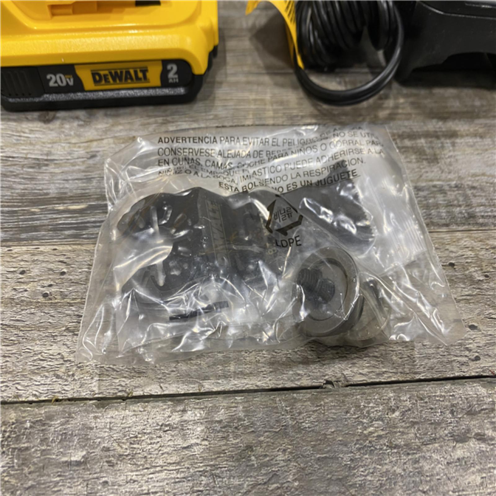 AS-IS DEWALT ATOMIC 20V MAX Cordless Brushless Oscillating Multi Tool Kit