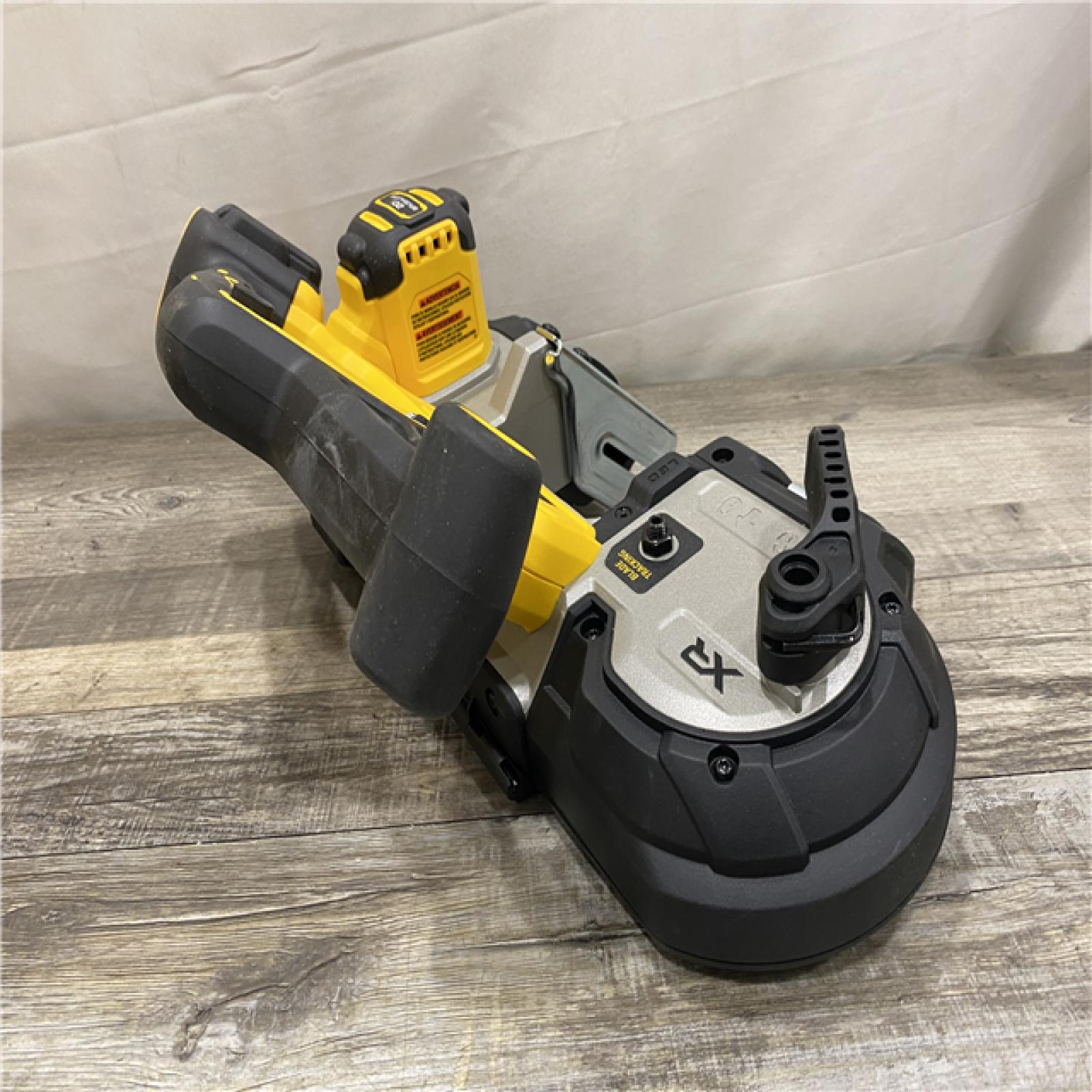 AS-IS DEWALT 20-Volt MAX 3-3/8 in. Cordless Brushless Bandsaw (Tool-Only)