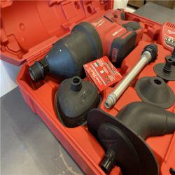 AS-IS - Milwaukee M12 12-Volt Lithium-Ion Cordless Drain Cleaning Airsnake Air Gun Kit