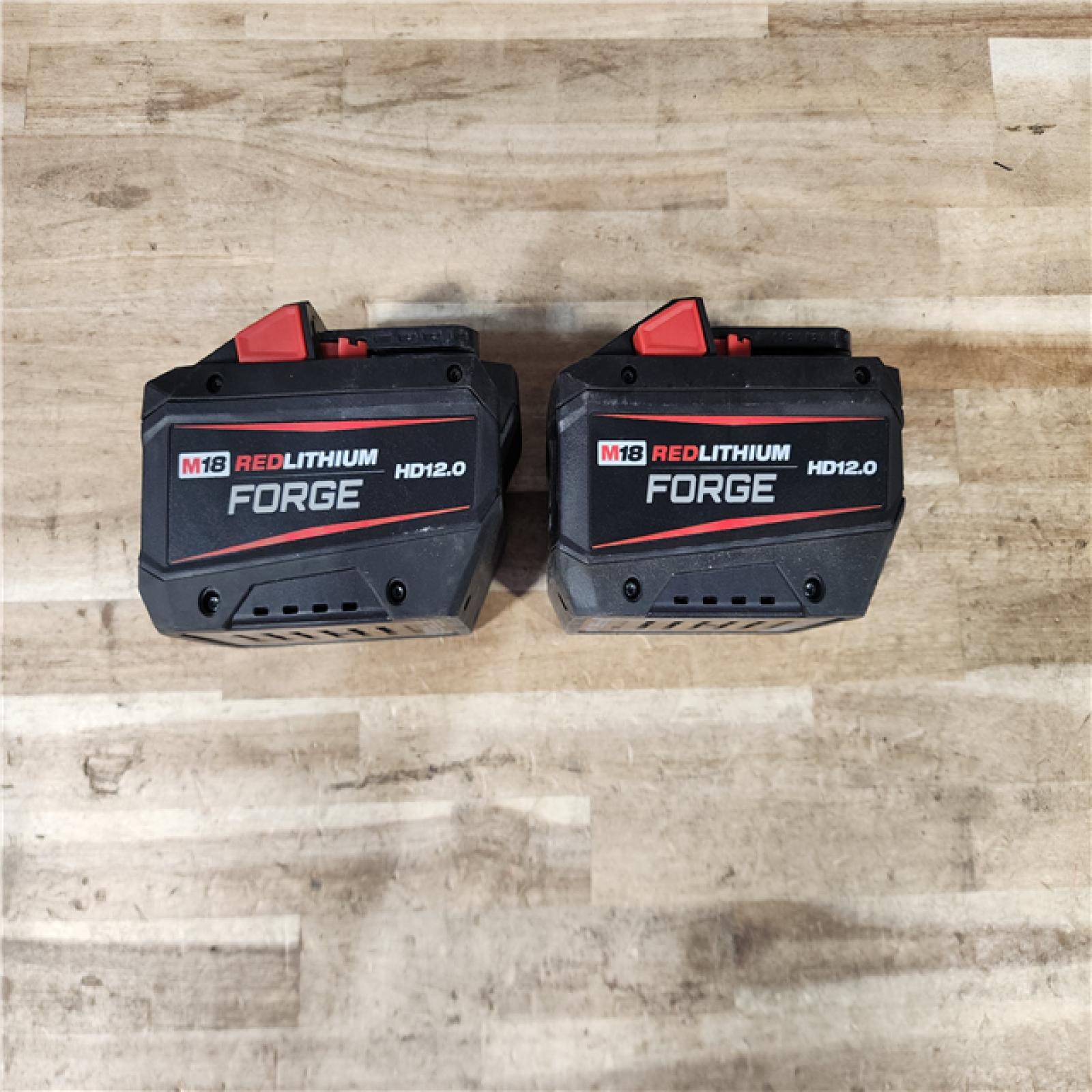 HOUSTON LOCATION - AS-IS MILWAUKEE FORGE BATTERY PACK QTY - 2