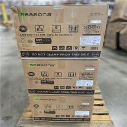 DALLAS LOCATION- Seasons 8800 BTU 12.8 EER 230V Air Conditioner PALLET (3 UNITS)