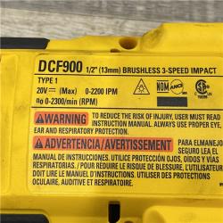 AS-IS DEWALT 20V MAX Lithium-Ion Cordless 1/2 in. Impact Wrench Kit