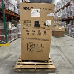DALLAS LOCATION - LG WashTower Stacked SMART Laundry Center 4.5 Cu.Ft. Front Load Washer & 7.4 Cu.Ft. Electric Dryer in White