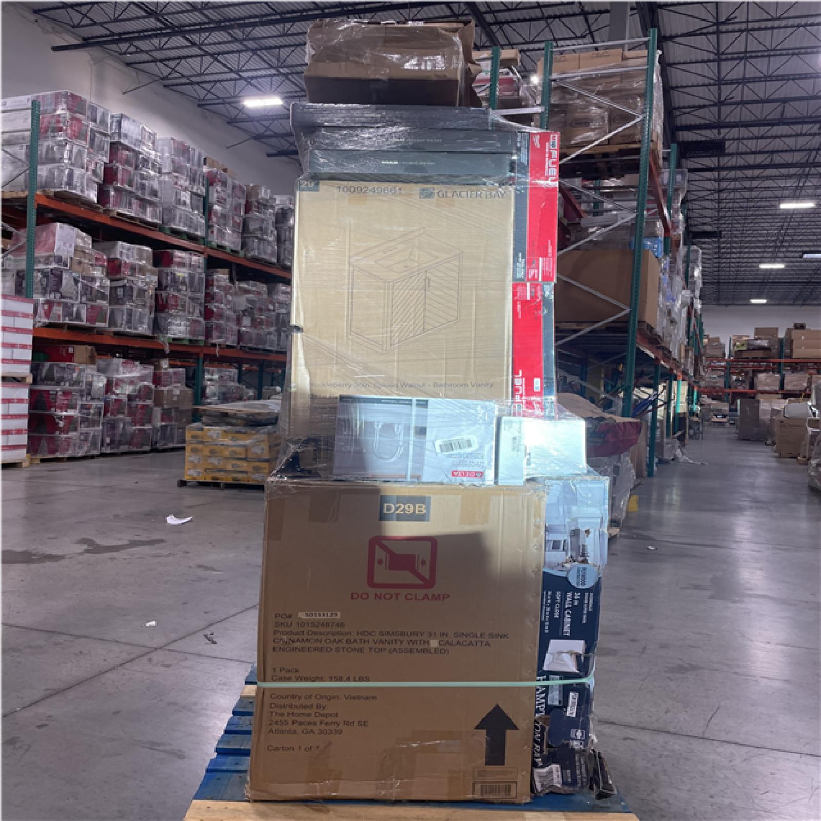 DALLAS LOCATION- AS-IS HOME IMPROVEMENT PALLET