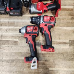 HOUSTON LOCATION - AS - IS Milwaukee 6 Tool Combo Kit W/ (2) Battery & Charger