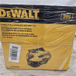 NEW! - DEWALT 2 Gal. Max Cordless Wet/Dry Vacuum (Tool-Only)