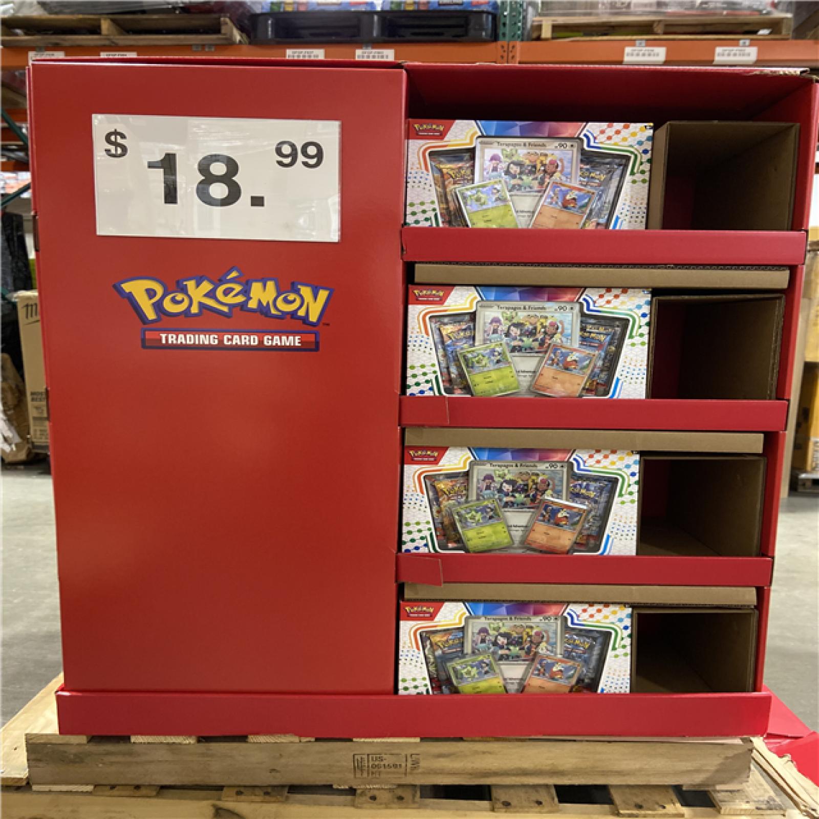 DALLAS LOCATION - BULLSEYE NEW! MIXED POKEMON CARD GAME PALLET - ( 71 UNITS)