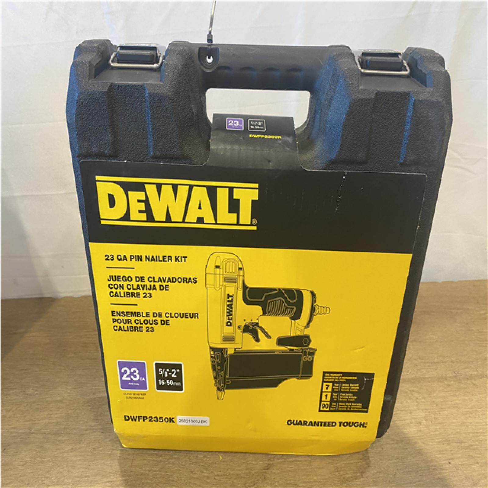 AS-IS DEWALT 23-Gauge 2 in. Pin Nailer