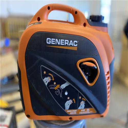 AS-IS - Generac 2500 Watt Recoil Start Gasoline Portable Generator Inverter w/ COSense