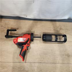 AS-IS- Milwaukee 12V Lithium-Ion Cordless 10 oz. Adhesive and Caulk Gun (Tool-Only)