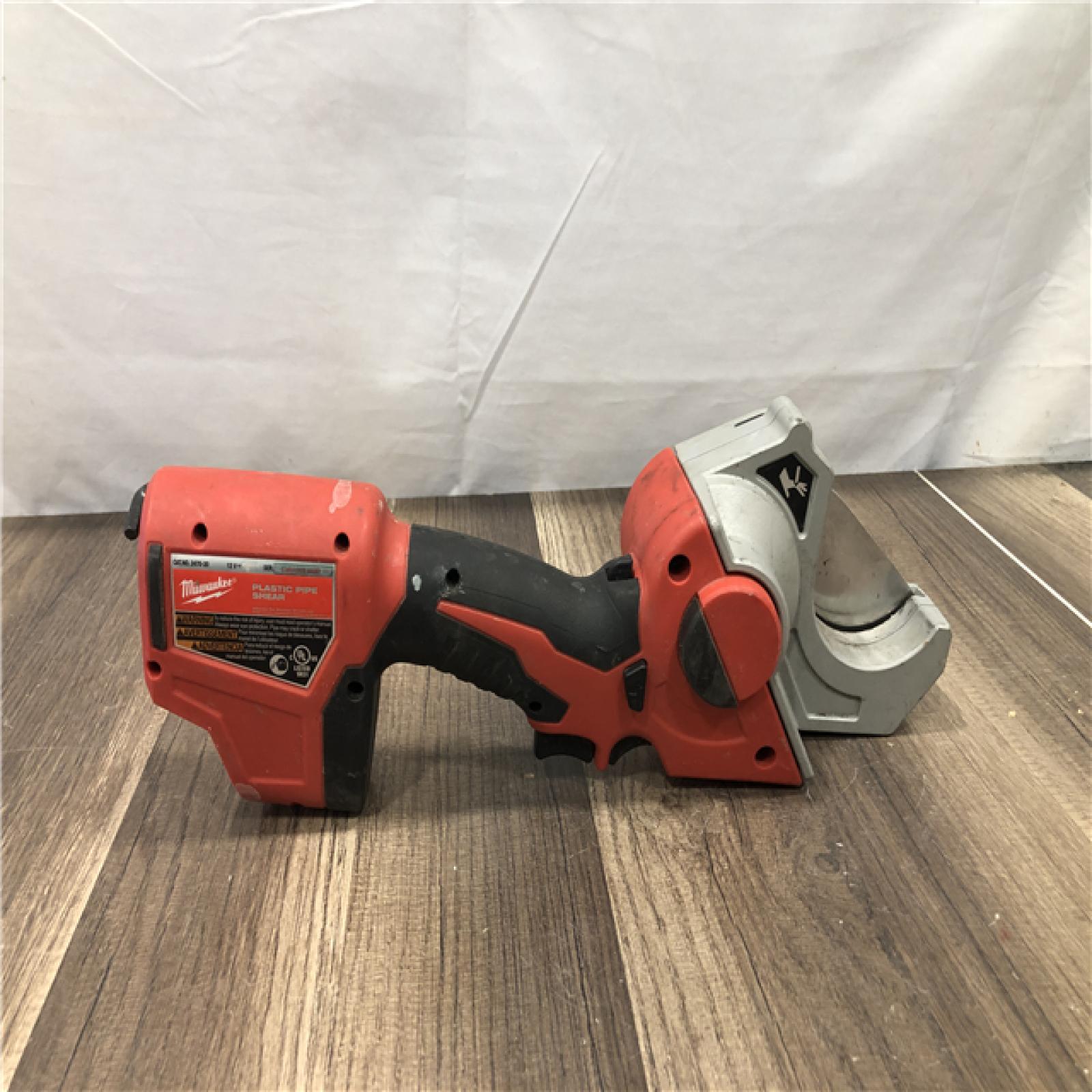 AS-IS Milwaukee M12 12V Lithium-Ion Cordless PVC Pipe Shear (Tool-Only)