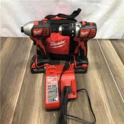 AS-IS Milwaukee 18V Lithium-Ion Cordless Drill Driver/Impact Driver Combo Kit