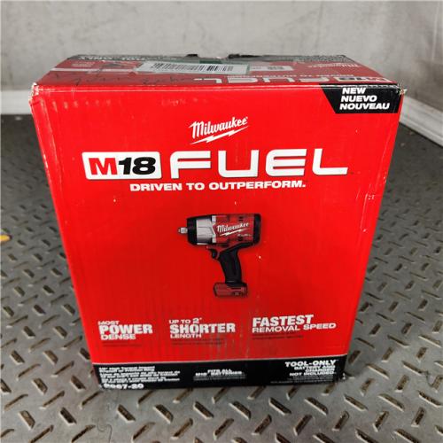 Houston location- AS-IS Milwaukee M18 FUEL Cordless Brushless Impact Wrench - Tool Only