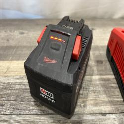 AS-IS Milwaukee 18-Volt Lithium-Ion REDLITHIUM FORGE Starter Kit with 12.0Ah Battery and Rapid Charger