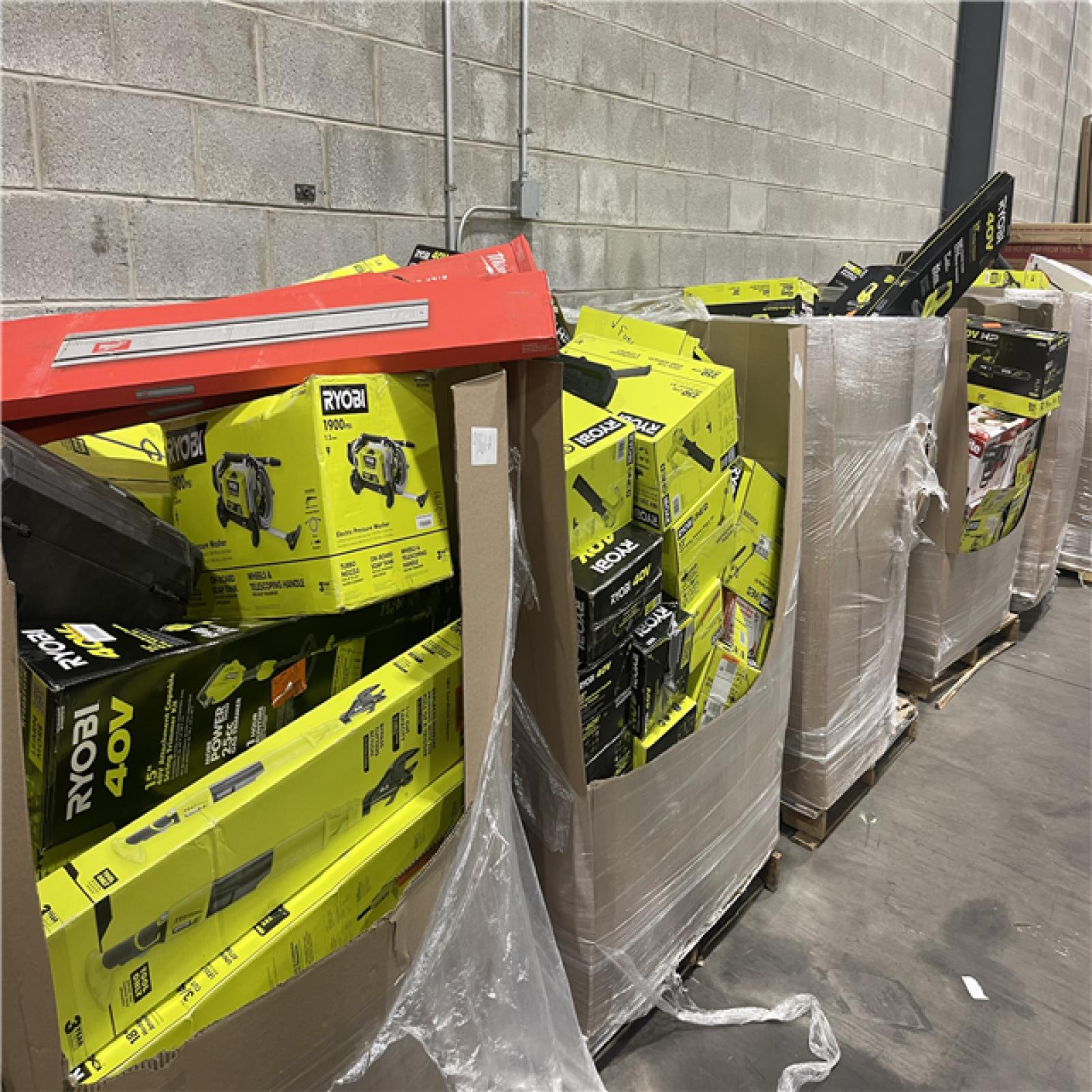 Pittston Location As-Is Power Tools Partial Truckload (14 Pallets) 9861-A