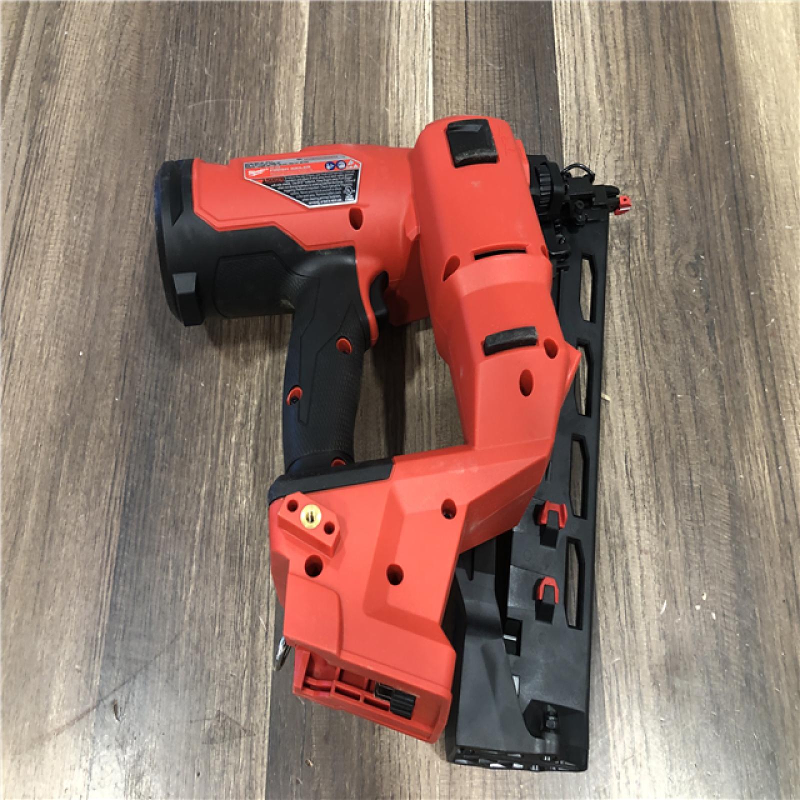 AS-IS Milwaukee FUEL 18-Volt Lithium-Ion Brushless Cordless Gen II 16-Gauge Angled Finish Nailer (Tool-Only)
