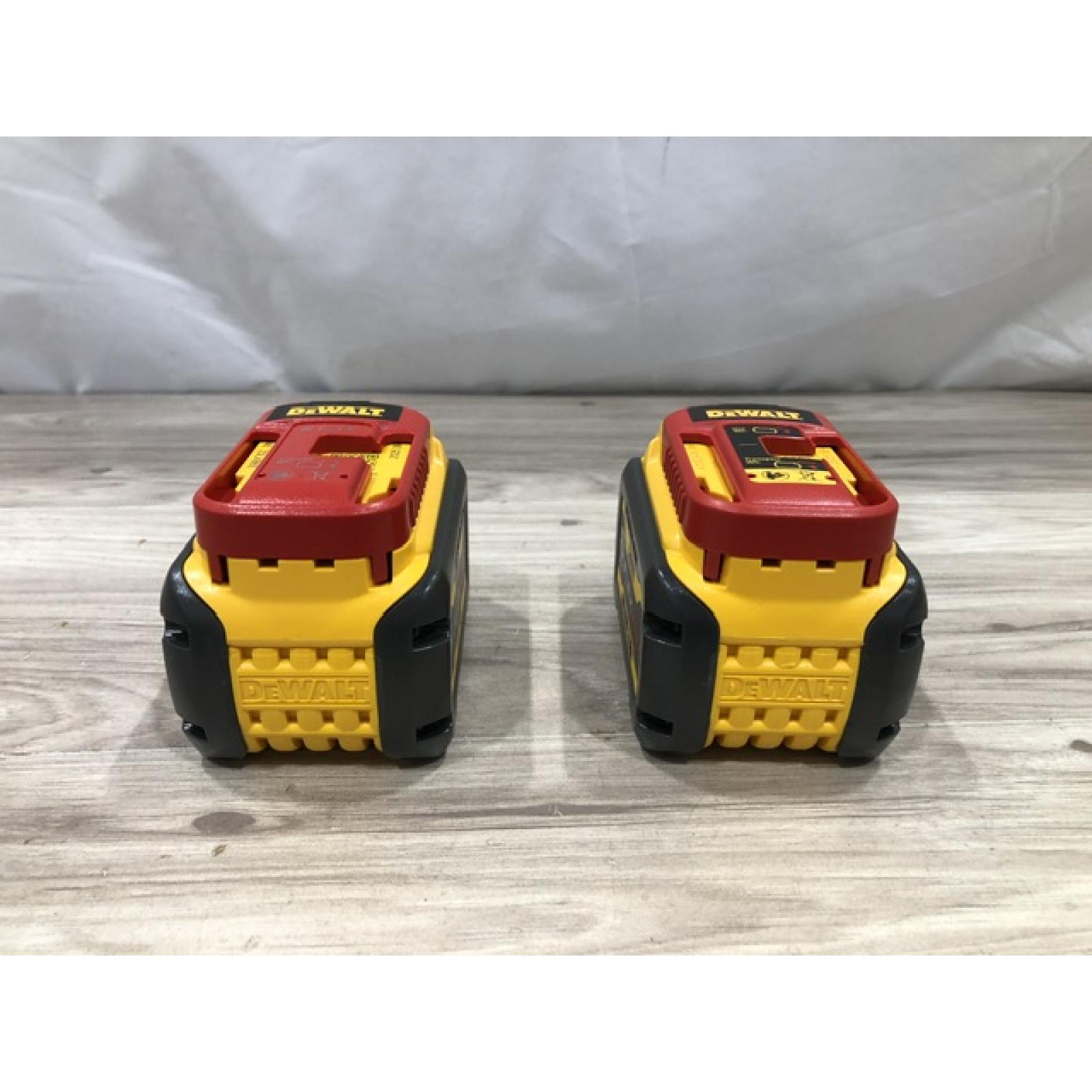 AS-IS DEWALT FLEXVOLT 20-Volt/60-Volt MAX Lithium-Ion 6.0Ah Battery Pack (2-Pack)