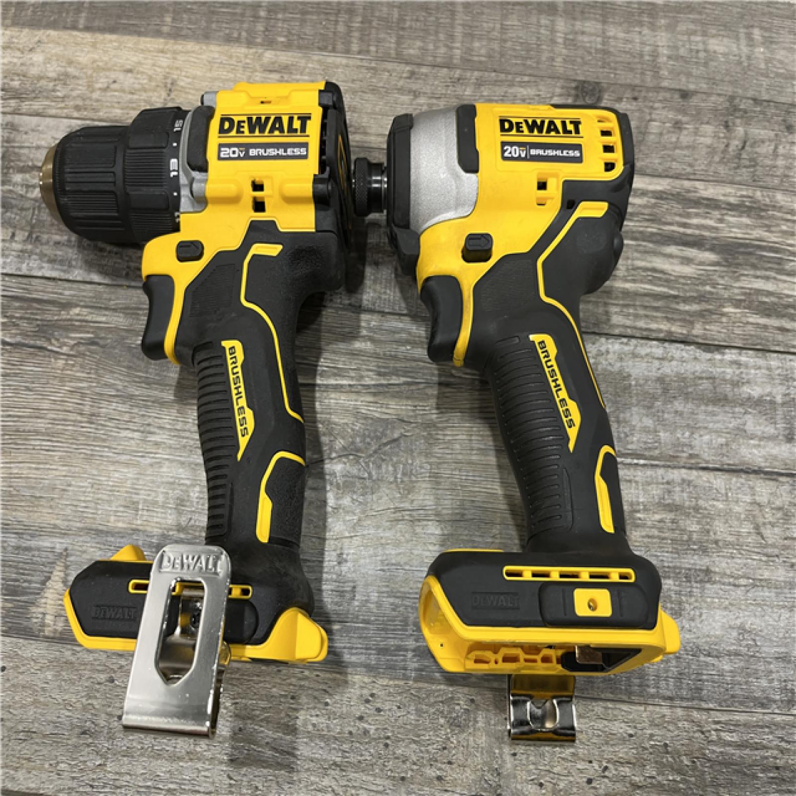AS-IS DEWALT ATOMIC 20-Volt MAX Lithium-Ion Cordless Combo Kit