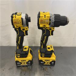 AS-IS - DEWALT 20V MAX XR Hammer Drill and ATOMIC Impact Driver Cordless Combo Kit (2 Tool)