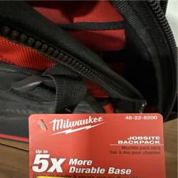 California AS-IS Milwaukee Jobsite Backpack, Appears in Excellent Condition